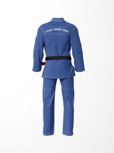 Custom Premium NameLogo Blue Brazilian Jiu Jitsu Gi (Bjj Gi)