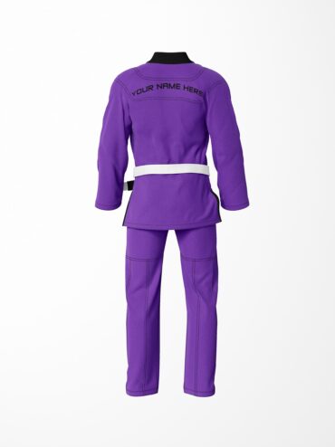 Custom Premium NameLogo Purple Brazilian Jiu Jitsu Gi (Bjj Gi)