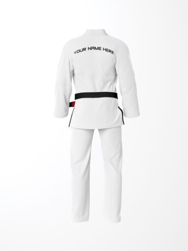Custom Premium NameLogo White Brazilian Jiu Jitsu Gi (Bjj Gi)