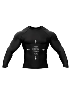 Exclusive Custom Black Rashguard