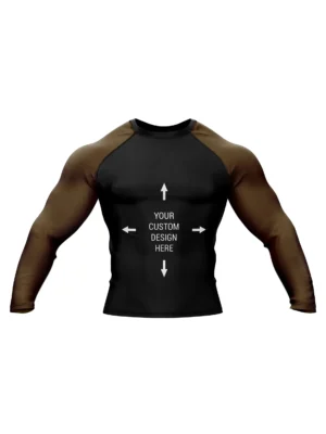 Exclusive Custom Brown Rashguard