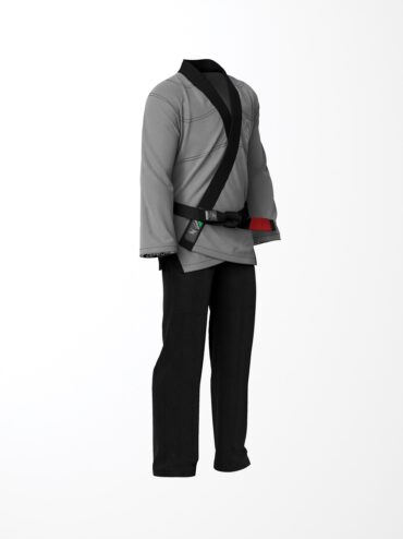 Premium Custom Name/Logo Grey Brazilian Jiu Jitsu Gi (Bjj Gi)
