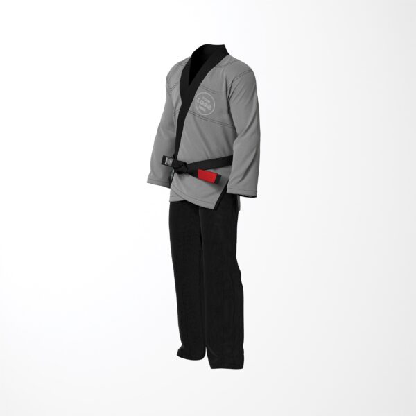 Premium Custom Name/Logo Grey Brazilian Jiu Jitsu Gi (Bjj Gi)