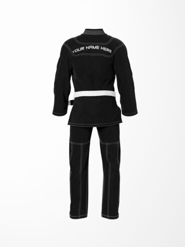 Premium Custom NameLogo Black Brazilian Jiu Jitsu Gi (Bjj Gi)