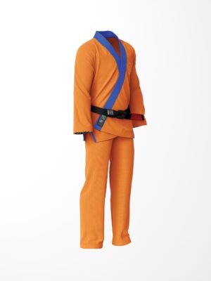 Premium Custom NameLogo Orange Brazilian Jiu Jitsu Gi (Bjj Gi)