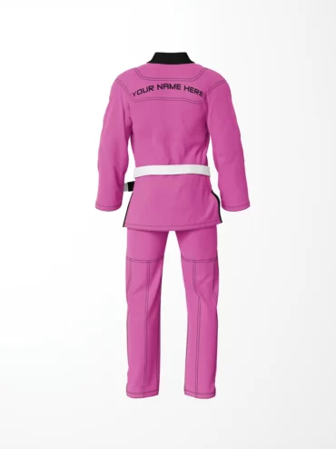 Premium Custom NameLogo Pink Brazilian Jiu Jitsu Gi (Bjj Gi)