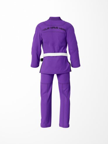 Premium Custom NameLogo Purple Brazilian Jiu Jitsu Gi (Bjj Gi)