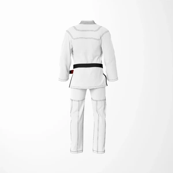 Standard White With Black Thread Brazilian Jiu Jitsu Gi (Bjj Gi)
