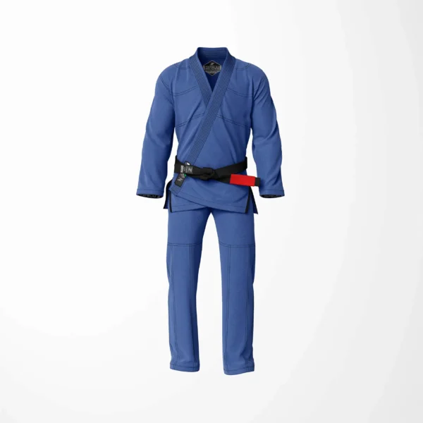 Zeprum Standard Blue With Black Thread Brazilian Jiu Jitsu Gi (Bjj Gi)