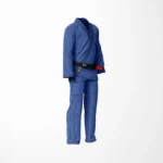 Zeprum Standard Blue With Black Thread Brazilian Jiu Jitsu Gi (Bjj Gi)