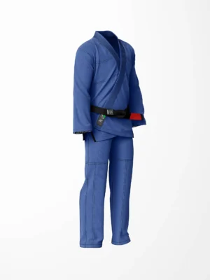 Zeprum Standard Blue With Black Thread Brazilian Jiu Jitsu Gi (Bjj Gi)