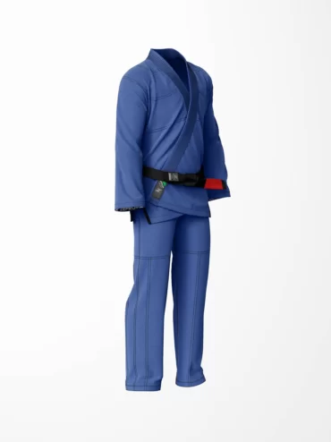 Zeprum Standard Blue With Black Thread Brazilian Jiu Jitsu Gi (Bjj Gi)