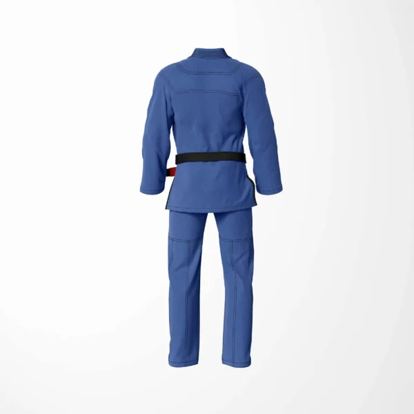 Zeprum Standard Blue With Black Thread Brazilian Jiu Jitsu Gi (Bjj Gi)