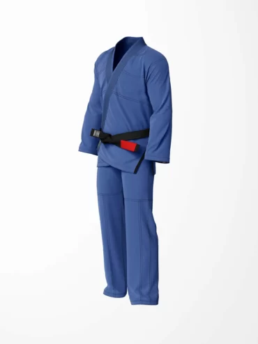 Zeprum Standard Blue With Black Thread Brazilian Jiu Jitsu Gi (Bjj Gi)