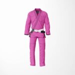 Zeprum Standard Pink With Black Thread Brazilian Jiu Jitsu Gi (Bjj Gi)
