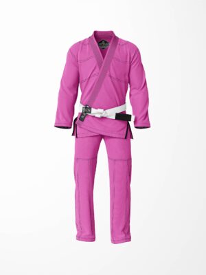 Zeprum Standard Pink With Black Thread Brazilian Jiu Jitsu Gi (Bjj Gi)