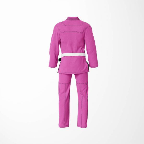 Zeprum Standard Pink With Black Thread Brazilian Jiu Jitsu Gi (Bjj Gi)