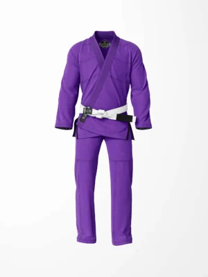 Zeprum Standard Purple With Black Thread Brazilian Jiu Jitsu Gi (Bjj Gi)