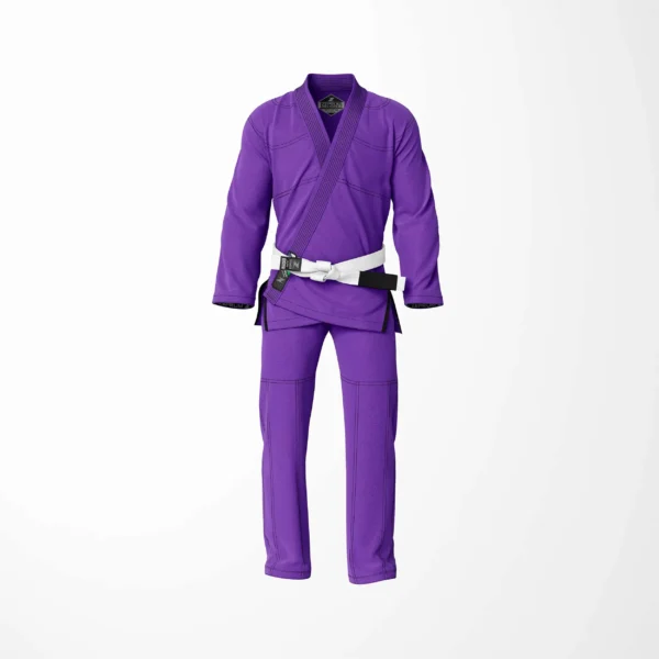 Zeprum Standard Purple With Black Thread Brazilian Jiu Jitsu Gi (Bjj Gi)