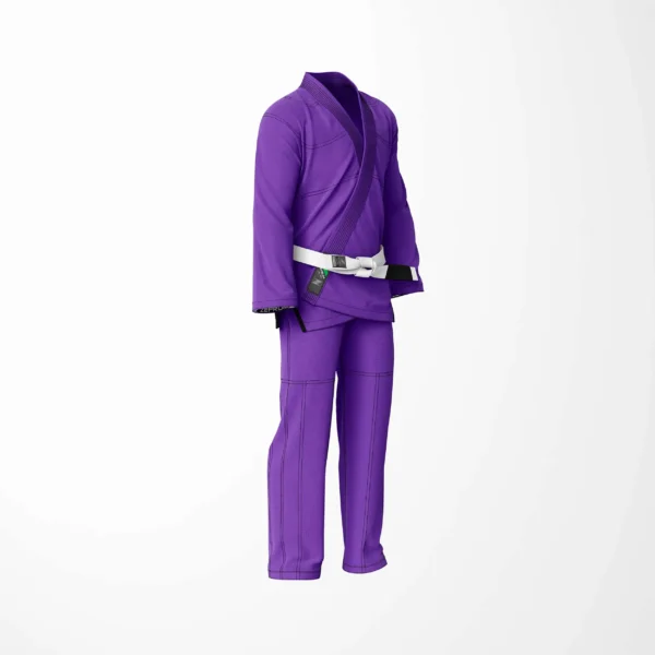 Zeprum Standard Purple With Black Thread Brazilian Jiu Jitsu Gi (Bjj Gi)