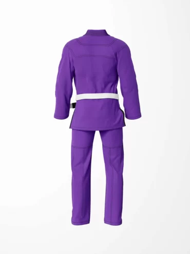 Zeprum Standard Purple With Black Thread Brazilian Jiu Jitsu Gi (Bjj Gi)