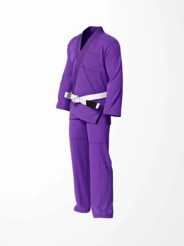 Zeprum Standard Purple With Black Thread Brazilian Jiu Jitsu Gi (Bjj Gi)