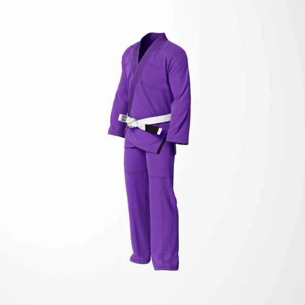 Zeprum Standard Purple With Black Thread Brazilian Jiu Jitsu Gi (Bjj Gi)