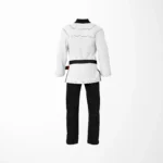 Zeprum Standard White With Black Thread Brazilian Jiu Jitsu Gi (Bjj Gi)