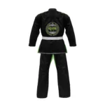 Zeprum Premium Brazilian Jiu Jitsu Gi (Bjj Gi) Black With Green