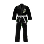 Zeprum Premium Brazilian Jiu Jitsu Gi (Bjj Gi) Black With Green