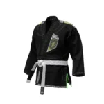 Zeprum Premium Brazilian Jiu Jitsu Gi (Bjj Gi) Black With Green