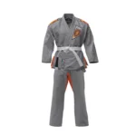 Zeprum Premium Brazilian Jiu Jitsu Gi (Bjj Gi) Grey With Orange