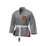 Zeprum Premium Brazilian Jiu Jitsu Gi (Bjj Gi) Grey With Orange