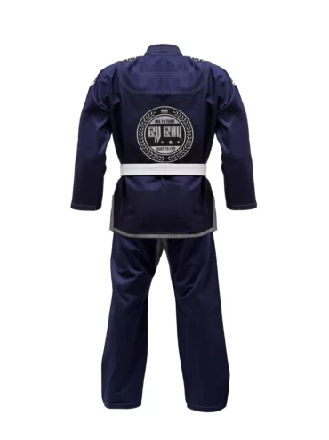 Zeprum Premium Brazilian Jiu Jitsu Gi (Bjj Gi) Navy With Grey