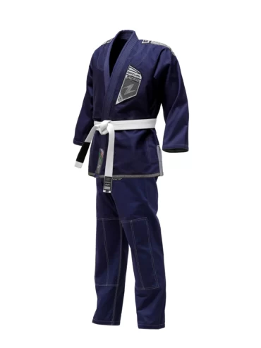 Zeprum Premium Brazilian Jiu Jitsu Gi (Bjj Gi) Navy With Grey