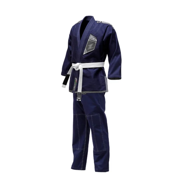 Zeprum Premium Navy With Grey Brazilian Jiu Jitsu Gi (Bjj Gi)