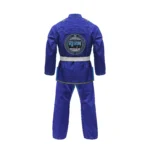 Zeprum Premium Blue With Grey Brazilian Jiu Jitsu Gi (Bjj Gi)