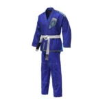 Zeprum Premium Blue With Grey Brazilian Jiu Jitsu Gi (Bjj Gi)