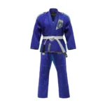 Zeprum Premium Blue With Grey Brazilian Jiu Jitsu Gi (Bjj Gi)